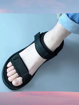 爱喜越 越南进口凉鞋男款软户外防滑大码休闲沙滩鞋学生男士开车