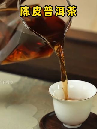 罗永浩推荐#新会陈皮普洱 #特色茶饮 #茶香悠远 #召唤茶友们 #茶知识茶文化