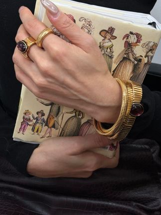 解🔓罗马角斗士手镯|谁戴谁好看金光闪闪的富贵感~ #retrochic #手镯 #角斗士 #复古首饰 #小众设计感