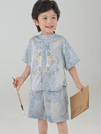衣如其人,可爱加倍#高品质童装 #每日童装穿搭分享 #男童套装 #夏款穿搭