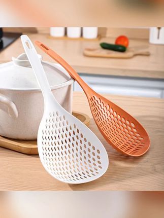 日式耐高温大号捞面漏勺厨房家用漏勺沥水筛子捞饺子勺面条馄饨勺  #漏勺  #大漏勺  #捞面漏勺  #沥水筛子  #过滤漏勺