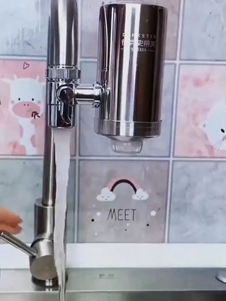 简约轻奢史蒂夫家用厨房直饮净水器不锈钢水龙头过滤器厨房净水器#净水器 #净水器推荐 #厨房净水器 #家用净水器 #过滤器