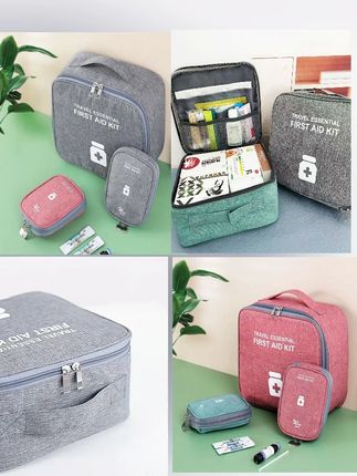 药品收纳包手提旅行便携医疗包家用收纳医药急救药盒多功能宿舍 #收纳好物 #收纳 #收纳用品