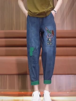 #牛仔裤#萝卜裤 #谁穿谁好看