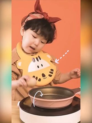 迪迪尼卡动物乐园辅食锅煎煮一体不粘锅宝宝辅食锅家用*#辅食锅 #宝宝辅食 #不粘锅 #家用好物 #厨房必备