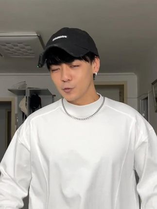 高支高密让挺括亲肤二者兼得,内搭单穿都帅的#男生穿搭#会穿搭的男生有多加分#重磅t恤#纯棉面料