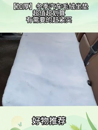 冬季加厚毛绒汽车坐垫 #毛绒汽车坐垫  #汽车好物推荐  #好物推荐 🔥 #非常方便实用 1