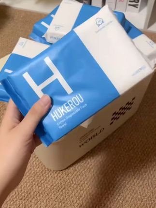 护可柔洁面柔巾擦脸巾洗脸巾珍珠纹抽取式便携洗面巾#便携洗脸巾 #抽取式洗脸巾 #清洁洗脸巾 #家用洗脸巾 #一次性洗脸巾