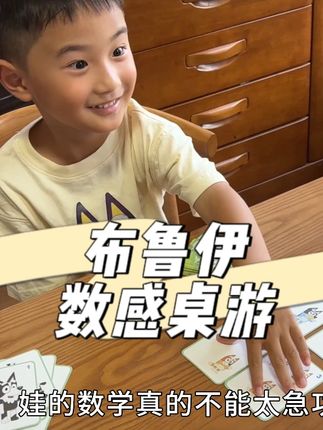 5以内的一眼识数是基础中的基础, 这盒布鲁伊用来训练数感简直太优秀了,不光练数感还练专注力和反应力