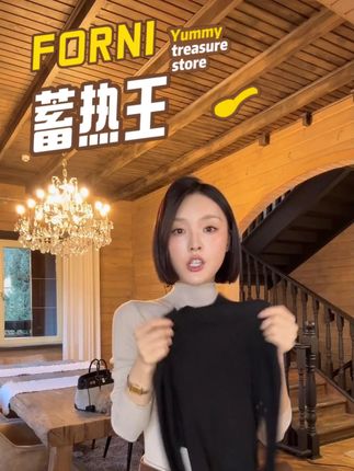 FORNI 蓄热王 含羊毛精仿半高领针织打底上衣#第一批双11课代表来了 #来双11解锁秋冬本名穿搭 #我的双11必买清单 #秋冬都市硬核穿搭 #整个时尚圈都在等入chill