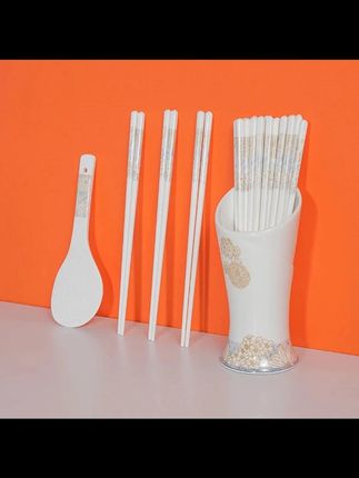 【景黛】陶瓷筷子套装景德镇非遗出品防霉防滑家用卫生易清洗环保 #陶瓷筷子 #景德镇 #好物推荐🔥 #居家必备 #厨房好物推荐