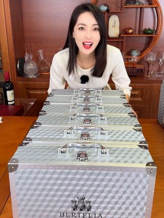 我们送的铝合金手提箱只是锦上添花,关键每一瓶都是法国进口葡萄酒,果香浓郁,拿去送人谁收到都要夸上几句#走亲戚 #过节送礼 #源头工厂 #源头直供 #性价比超高