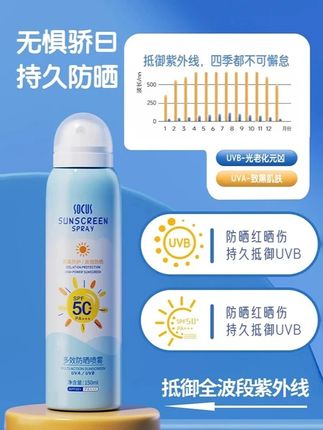 #黄子韬 防晒霜喷雾超实用!50倍防紫外线,防水防汗,大人小孩全身可用,防晒力拉满~ #防晒霜喷雾 #50倍防晒 #防水防汗 #全家适用防晒