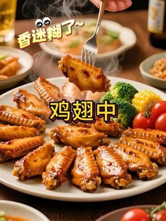新鲜大号鸡翅中,个大饱满, 肉质鲜嫩,骨小肉 多,多样吃法,煎着吃,烤着吃,做红烧,可乐 鸡翅都超级好吃~#鸡翅 #鸡翅中 #散养土鸡 #可乐鸡翅 #好吃不贵经济实惠