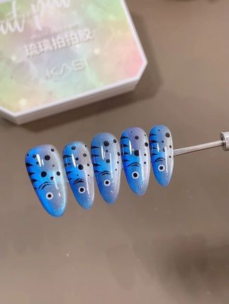重生之我在公司做咸鱼 #美甲 #kasi #琉璃拍拍胶 #拍拍胶教程 #美出高级感