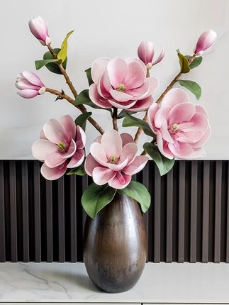 玉兰花装饰室内花 帝王玉兰PU手感仿真花家居摆件客厅精品假花高支玉兰花装饰室内花#爱生活爱鲜花 #插花 #仿真花 #花艺 #花开富贵好运来