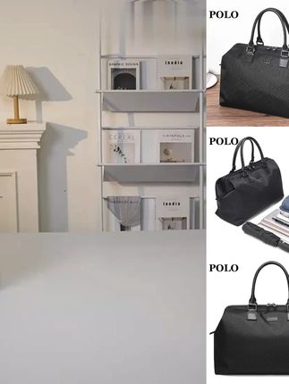 POLO高级质感旅行袋复古时尚行李包大容量出差手提包男女款行