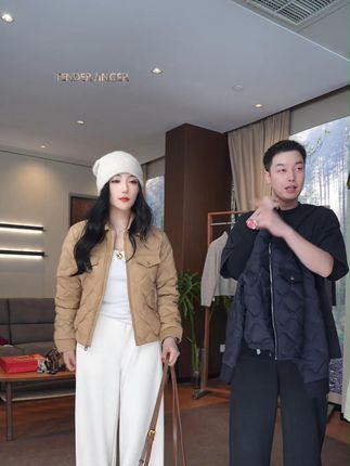 Tender Jinger气质通勤翻领短款鹅绒服#TenderJinger #谁穿谁好看 #显瘦穿搭 #冬季必备 #高级感穿搭