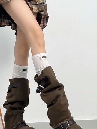 复古辣妹牛仔裤管靴2025新款千禧风粗腿长筒靴平跟大码女靴夏 #ootd穿搭 #好鞋推荐 #百搭鞋子  #鞋子 #今天穿什么