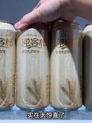 迎客松德式精酿白啤原浆精酿啤酒,真的很好喝!#迎客松德式精酿白啤 #精酿啤酒 #微醺时刻 #聚会饮品