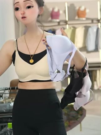 反重力提拉聚拢内衣 #贴身衣物 #无钢圈文胸 #美背文胸 女士穿什么