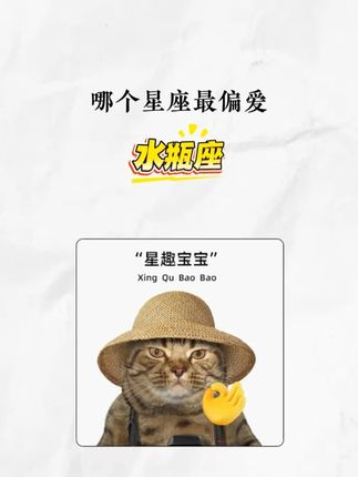 哪个星座最偏爱水瓶座? #水瓶座 #星座 #星座解析