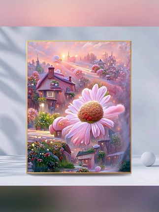 数字油画梦幻城堡解压零基础无痕褪色作品简约大气专业填色画家#数字油画 #梦幻城堡 #解压绘画 #零基础绘画 #填色作品