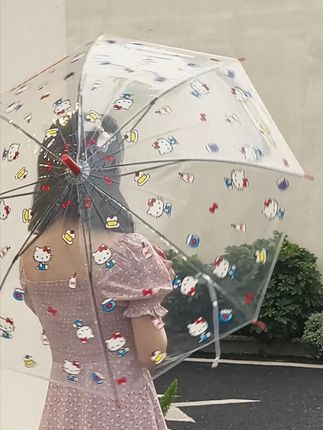 下雨天,KT雨伞真的和我很配了呢~ #奶糖家居 #雨伞 #下雨天你带伞了吗 #是时候安排一下了 #少女心爆棚