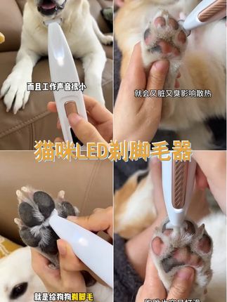 1.猫咪专用剃脚毛器,充电式低噪音,带LED灯,宠物修毛好帮手! 猫咪爱好者必备! ,,2.宠物狗狗猫咪脚底毛电推剪,低音降噪,快速剃毛,让爱宠告别脚底脏污! ,,3.猫咪剃脚毛神器,充电式LED灯,轻松去除脚底毛,让猫咪迈着清凉的步伐! ,,4.宠物狗狗猫咪低噪音电推子,专业修毛,让爱宠毛发焕然一新! ,,5.猫咪脚底毛修剪器,便携式设计,轻松剃除脚底毛,让猫咪自由自在奔跑! ,,话题 , #猫咪电推剪 #猫咪剃脚毛器 #科学养宠攻略 #剃脚毛 #宠物剃毛器