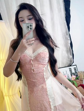 和男朋友在家穿的小睡裙~ #性感睡衣 #贴身衣物 #情侣