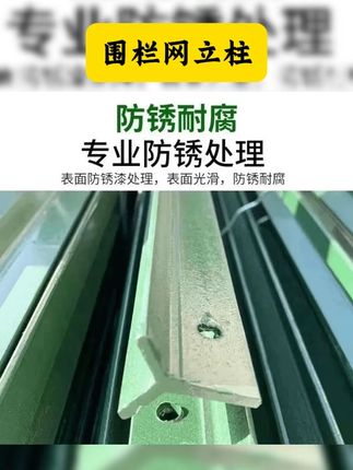 铁丝网加厚围栏立柱防护栏杆牛栏网实心三角铁养殖圈地爬藤支架 #实心三角立柱 #围栏网立柱 #三角实心钢立柱 #防护立柱 #不锈钢立柱