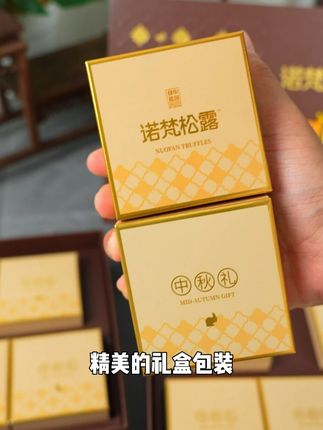 发现一款特别时候送礼的中秋礼盒 诺梵金月良辰巧克力月饼礼盒,礼盒精美、口味丰富#诺梵金月良辰巧克力月饼礼盒 #中秋礼盒推荐 #中秋送什么 #巧克力 #月饼