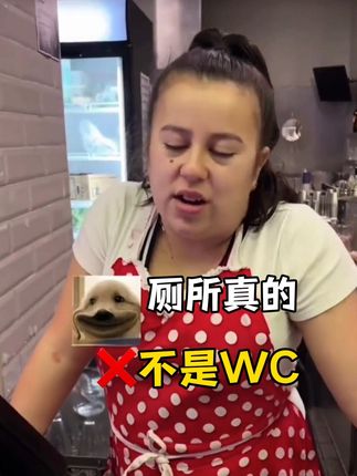 厕所真的不是WC#高效学习 #学霸秘籍 #单词速记 #生活英语 #出国旅游