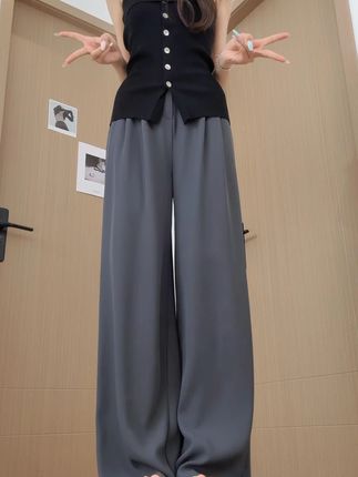 女人真的要取悦自己,喜欢就买 #恋夏一族驾到通通闪开#已经开始期待夏天了#夏天穿搭#显瘦穿搭#韩曼惠西装裤