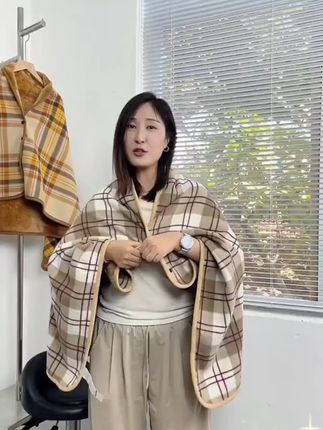 假期出游必备的多功能披肩毯,保暖又实用! ,#假期出游必备#车载好物#好物推荐#披肩毯#盖秘