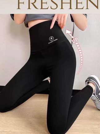 鲨鱼裤女外穿秋冬新款加绒加厚高腰收腹紧身保暖瑜伽芭比裤打底裤#打底裤 #鲨鱼裤 #瑜伽裤