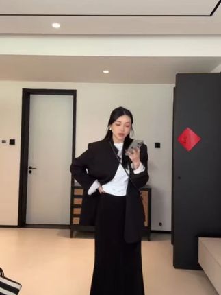 大骨架必备的一件,超显瘦西装外套 #今天穿什么 #抖音时尚 #轻奢女装