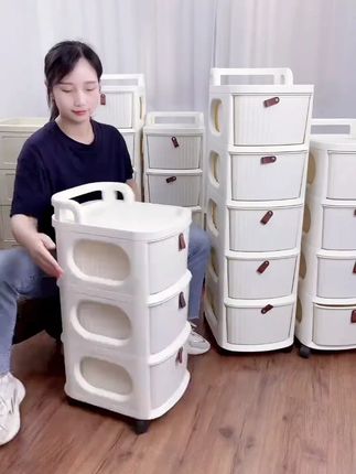 收纳储物柜可移动儿童塑料大号置物柜衣服置物架收纳柜储物柜多层#儿童收纳柜 #可移动收纳柜 #多层置物柜 #塑料收纳柜 #儿童用品