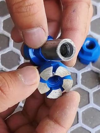 1寸金刚石平磨头花岗岩石材鹅卵石花盆清底磨片角磨机小型打磨盘#平磨头 #打磨盘 #金刚石平磨头 #金刚石打磨盘 #磨片