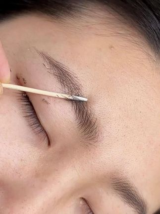 手工线条留色不好,你一定试试我用的这款针 #手工线条眉 #半永久眉毛 #手工野生眉 #线条眉