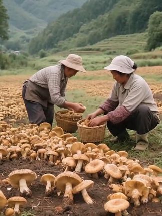 #松树菌 菌种来啦正在大量出菇,种植简单好管理,朋友们赶紧种起来吧!#食用菌 #菌种 #野生菌 #在家种蘑菇 6