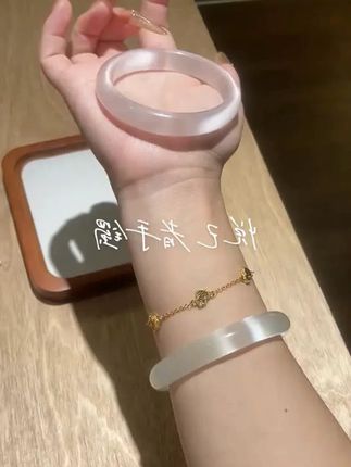 夏日冰凉感饰品#饰品分享 #手镯 #碎冰冰猫眼 #爆款热卖中