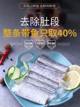 【鲜到鲜得】舟山带鱼中段 #与辉同行 推荐【鲜到鲜得】舟山带鱼中段精选中段 新鲜冷冻#鲜到鲜得舟山带鱼 #带鱼段 #美食分享 #新鲜冷冻海鲜