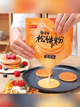 松饼捏捏袋松饼粉华夫饼预拌粉烘焙原料家用简单儿童早餐#松饼粉 #松饼捏捏袋 #松饼粉预拌粉 #松饼粉华夫饼 #松饼粉推荐