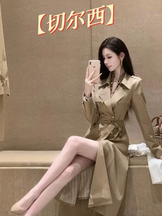 140斤的姐妹也能穿出气场的风衣!超高级超好看!职场女性必备!#气质穿搭#风衣穿搭#秋冬新款#ootd穿搭#外套穿搭