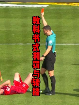 教科书式的判罚与转播 #普及足球竞赛规则 #比赛管理 #争抢 #比赛转播