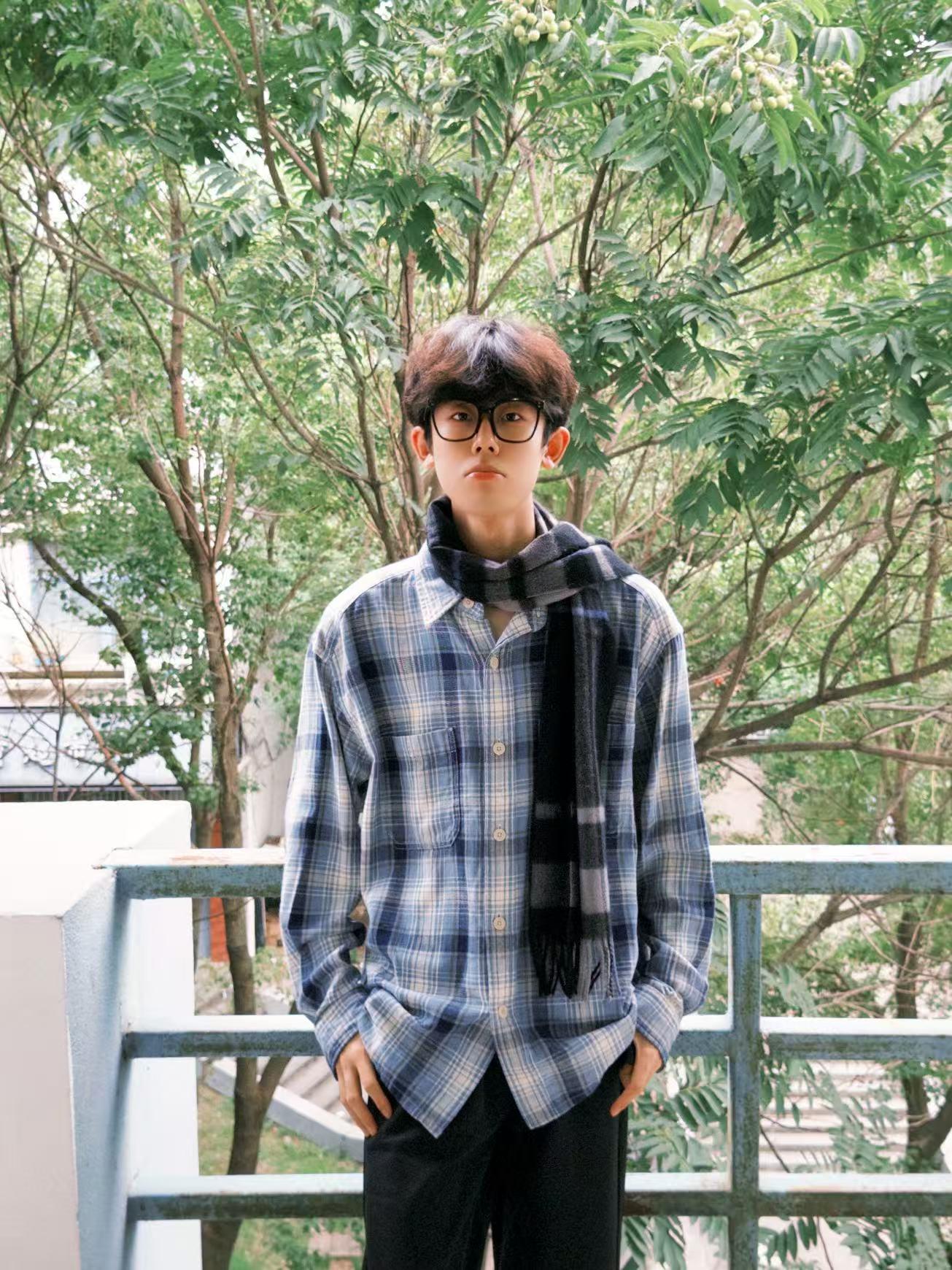 秋天就要到了,给老公准备了一条氛围感围巾#氛围感围巾 #男士围巾 #海澜之家围巾 #围巾