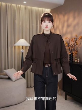 LMENY“继承者”挺括有型~插肩袖可调节收腰风衣 #萌姐定制女装 #舒适百搭 #秋冬新款 #风衣穿搭 #显瘦穿搭