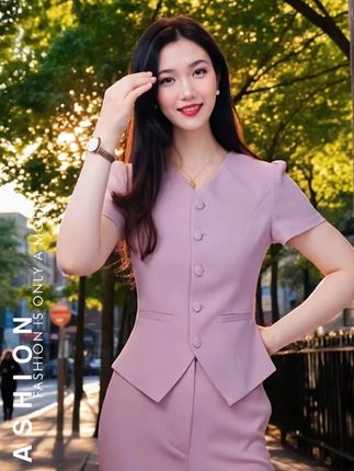 𝗱𝗮𝗶𝗹𝘆 这种穿搭我真的爱!! 🐰ིྀ 粉色连体裤+简约纽扣设计,优雅随性。搭配项链手表点睛,都市街头轻松拿捏高级感!赶紧get同款~#每日搭配分享👗时尚穿搭 #温柔风 #inmyfeeling #旅游穿搭