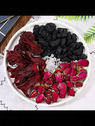 旗舰店】洛神花桑葚玫瑰茶花茶三花茶花茶冲泡饮 #郝劭文推荐 #三花茶 #洛神花茶 #桑葚玫瑰花茶 #茶饮